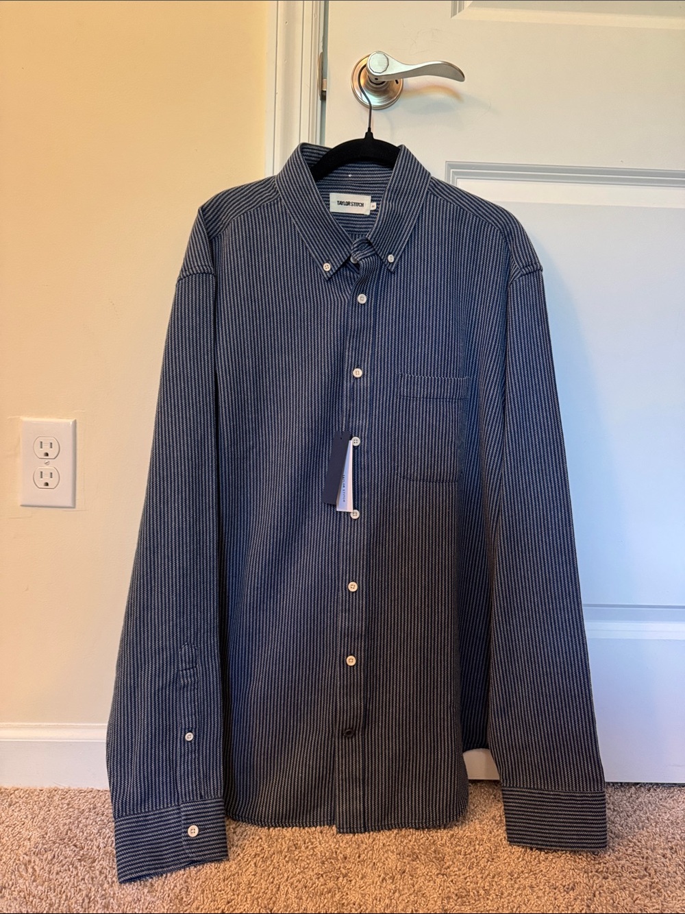 NWT Taylor Stitch Roped Indigo The Jack Shirt Size 44 (XL) - Picture 13 of 16